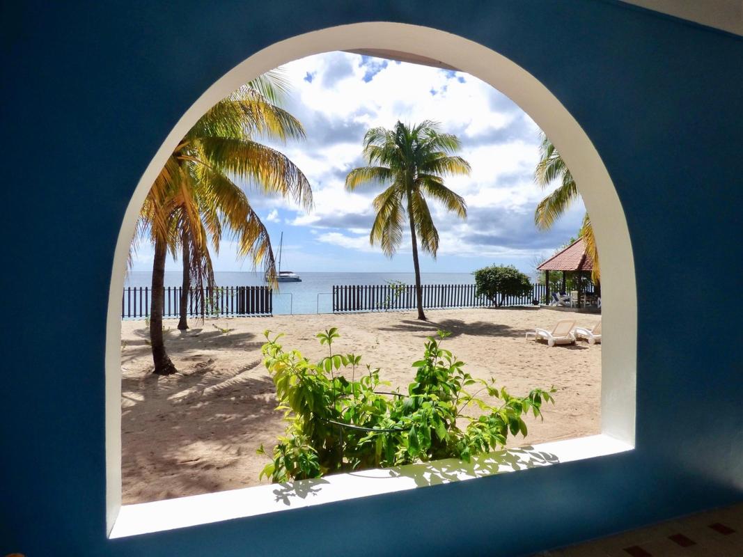 Villa sur la plage Martinique - Vue mer du RDC
